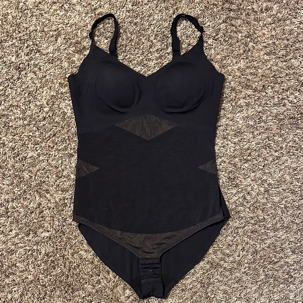 SOLD/ON HOLD Honeylove Tank Shapewear Bodysuit Size XL Black